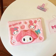 3D Cartoon Melody Telescopic Bracket tablet Case For iPad Mini 6, iPad Mini 7 Child Case For iPad 7 