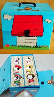 1998麥當勞 Snoopy 世界之旅珍藏玩具套裝