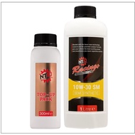 NT10 RACING+ 10w30 1 Liter Semi Synthetic Motorcycle Engine Oil Yamaha y15zr y16zr lc135 nvx nmax Ho