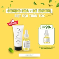 Combo Be Charm Cream 100ML & BHA Serum 8% ND 15ML Reduces Acne, Reduces Dark Body 6in1 (Free BHA 5ml