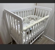 California Bear Venus Baby Crib CB10001 - White