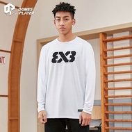 Mens Basketball T-Shirt And Long Pants Sportswear Set Quick Dry Breathable round Neck Pullover Polye