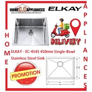 ELKAY - EC-4545 450mm Single-Bowl Stainless Steel Sink