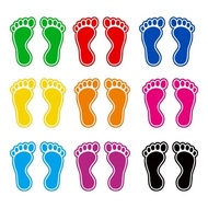 [Foot Fixed Point Logo Floor Sticker] Foot Fixed Point Logo No Word Footprint Floor Sticker Wear-Res