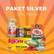 Bu Rudy's Silver Package - Onion Sambal 110 Gr, Onion Sambal 50Gr, Yu Djum Gudeg Canned Chicken Eggs