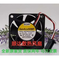 [Cooling Fan] Original SanAce60WF 9WF0624H7D03/D05 DC24V 0.12A 6CM CNC Machine Tool Fan