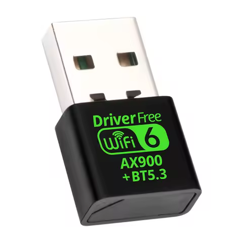 USB WiFi 6 Bluetooth 5.3 Adapter 2 in 1 Dongle Dual Band 2.4/5.8GHz Mini USB SB WiFi Network Wireles