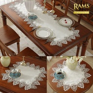 Embroidered Lace Table Runner / Dining Table Runner For 6 8 10 Seater /Alas Meja/ Hiasan Meja/ Pelap