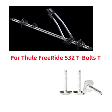 3pcs Track Roof Mount Cycle Carrie 532 T-Bolts Replacement For All Thule Aero Bar Freeride Wing Bar 