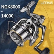 LINNHUE Máy Câu Cá Máy Câu Đứng NGK 8000 9000 10000 12000 14000 Máy Câu Mạnh Kéo 20KG Tỷ Số Truyền Đ