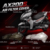 AIR FILTER COVER TRANSPARENT SMOKE QJ MOTOR AX200 AX200S AX 200 ABS QJMOTOR AIRBOX AIR BOX COVER KOT