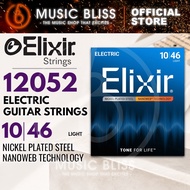 Elixir Strings Nanoweb Electric Guitar Strings .010-.046 Light (12052)