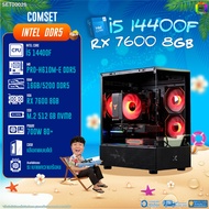 BONMECOM2 คอมประกอบ / CPU i5 14400F / RX 7600 8GB / Case เลือกแบบได้/DDR5