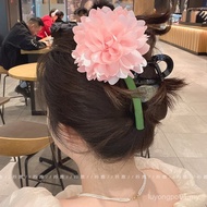 Grab Clip AB Style Rose Camellia Plate Hair Shark Clip Antique Hair Accessories Chinese Hair Clip Fe