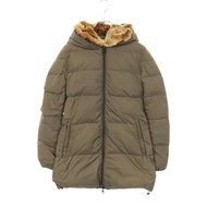【二手】 DUVETICA ARWEN 女羽絨服，卡其綠，尼龍材質