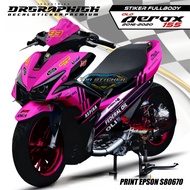 CUSTOM DECAL AEROX 155 FULL BODY - DECAL AEROX 155 NEWEST MOTIF