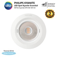 Philips 59752 KYANITE 070 5W 40K WH ID recessed Spotlight