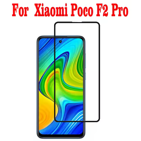2PCS 3D Full Glue Tempered Glass For Xiaomi Poco F2 Pro Full Cover film Explosion proof Screen Prote