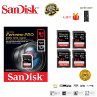 Sandisk Extreme Pro Memory Card 32GB 95MB/S SDHC SD Card 64GB 128GB 256GB 16GB 170MB/S SDXC C10 U3 V