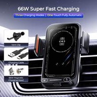 One-Touch Fully Automatic Car Charger, 15W Wireless Charging & 66W Magnetic Charging & Cable Chargin