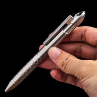 T Titanium Alloy Tactical Pen Business Office Writing Signature Pen Two-Way Gun Bolt Press Pen Women