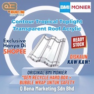 Monier Contour Tropical Toplight Transparent Roof Acrylic - Genting Atap Terang  l Max buy 5 per Order l