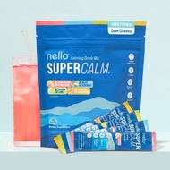 Nello Supercalm Variety Pack - Original Flavors - Calming Drink Mix  with K-66 Ashwaghanda, Vitamin 