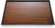 J-kitchens Obon 15.4 inches (39 cm), Kiyoru Long Grain Grain Tray, Tochi, Non-slip, 15.4 inches (39 