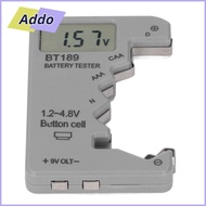 ADDO.PH Digital Battery Checker, ABS Housing Universal Compatibility Digital Battery Tester, Small S