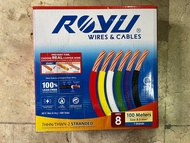 ROYU THHN Stranded Wire #8 ( 8.0mm² ) 100 Meters per Box