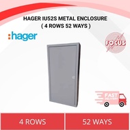 HAGER IU52S METAL ENCLOSURE ( 4 ROWS 52 WAYS )
