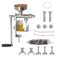 สแตนเลสมือ Cranked น้ำมันกดครัวเรือนขนาดเล็กขนาดเล็ก304สแตนเลสน้ำมันมะกอกถั่วลิสงน้ำมันคั้นน้ำผลไม้ 