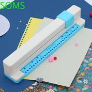 SOMS Paper Punching|30 Hole A4/B5/B6/B7 Universal Paper Puncher, Efficient Round Shape Heart Punchin