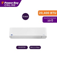[รวมติดตั้ง] Carrier แอร์ติดผนัง Copper 10 Inverter 20400 BTU รุ่น 42TVDA024B + ท่อ PPK1412