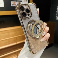 Luxury Glitter Case For Realme C75 C85 RealmeNote 70 Ring Stand Shockproof W1