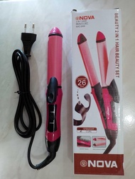 PROMO BISA COD catok nova mini 2 in 1 2in1 LAINNYA catokan rambut/catokan rambut philips/catokan rambut 2 in 1/catokan rambut curly/catokan rambut salon/catokan rambut mini/catokan rambut keriting