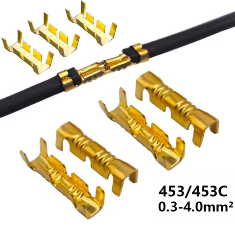 50PC/100PC/200PCS DJ453 double U-shaped parallel cold plug connector cold terminal 0.5 -1.5mm² -2.5m