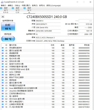  SSD 美光 BX500 240G HDD HGST Z5K500-500