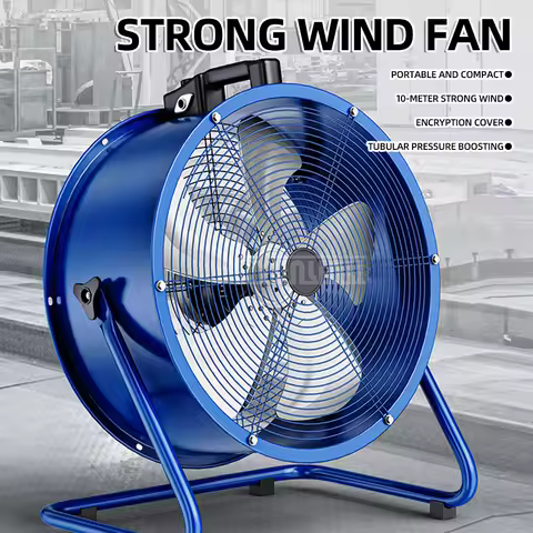 Industrial Electric Fan, Heavy Duty Floor Fan, High Power Electric Fan, Industrial Stand Fan, Axial 