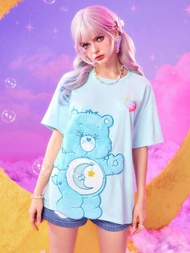 ROMWE X Care Bears 卡通熊圖形垂肩T恤