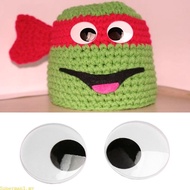 1 Pair Wiggle Eyes DIY Craft Kits Doll Stuffed Bears 7 5 10 15cm Doll Accessories Flat Eyes Doll Mak