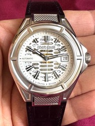 近全新 自動 Franck Muller X Roberto Cavalli 瑞士製 大裝 42MM 機械腕錶 FULL SET 附 原裝 外盒 豪華錶盒 枕頭 保證咭 說明書