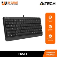 A4Tech Fstyler FKS11 Sleek Round-Square Keycaps Compact Mini Wired Keyboard (FKS11)