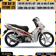 Tem Future 125 Đẹp Phong Cách Repsol | FU-10 | Team Decal Rời Dán Xe Future FI Đời 2012 - 2022 Chống