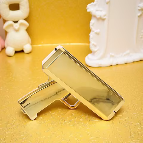 1 Set Handheld Cash Shooter for Wedding Birthday Game Movies Bachelor Props Party Supplies Celebrati