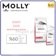 MOLLY Super Premium Cat Food 2kg For Adult Molly Cat Food 2kg Special Hair Control