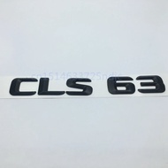 3D Matt Black ABS CLS63 Car Trunk Rear Number Letters Badge Emblem Logo Decoration For CLS Class