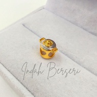 SA59815 Gold 916 Emas Charm / Loket / Pendant 1.33g