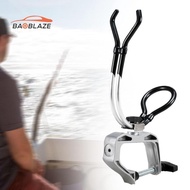 [Baoblaze] Kayak Boat Fishing Rod Holder with Mounting Clip, 360 Adjustable Fishing Rod