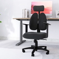 S-T💙Pregris Ergonomic Chair Computer Chair Ergonomic Chair Office Chair Executive Chair Home08bhBlack Fixed Armrest 1QUG